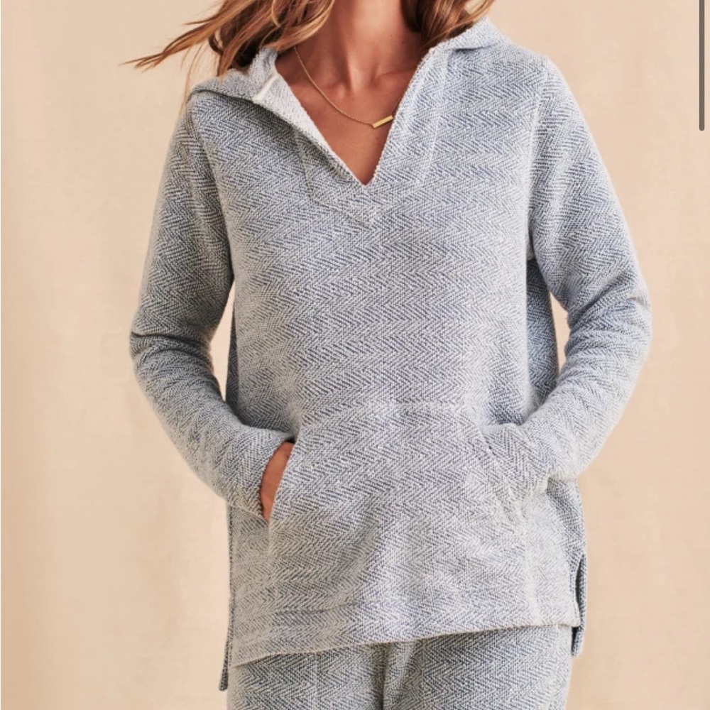 Faherty Women’s Beach Terry 100% Cotton Oversized Hoodie